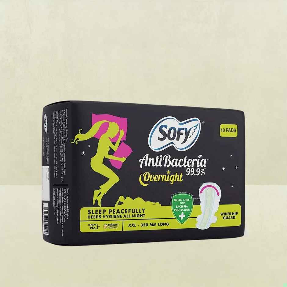 Sofy Anti-bacteria Overnight Sanitary Pads (Extra Extra Long) | XXL | 10 pcs