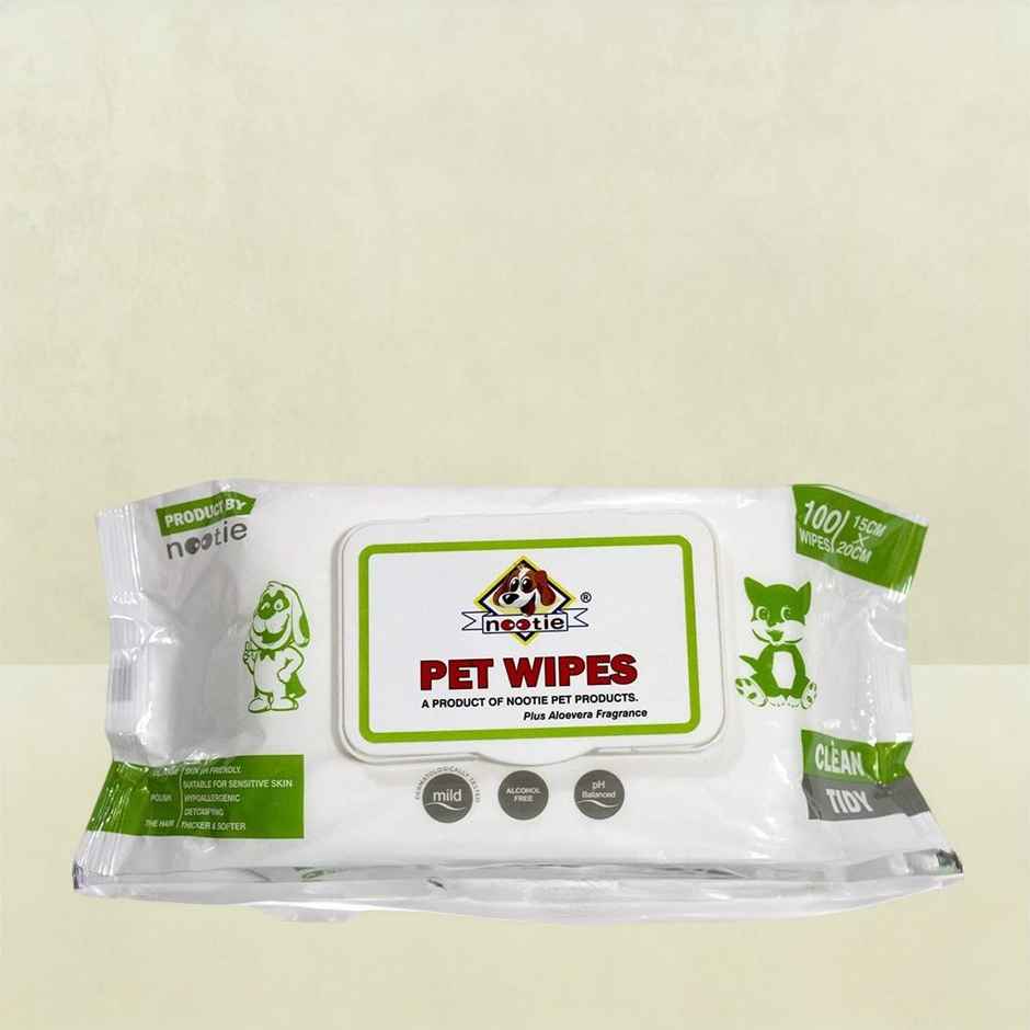 Nootie Pet Wipes For Pets (L) | 100 Pulls Per Pack
