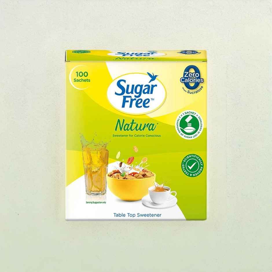 Sugarfree Natura Low Calorie Sweetener - 100 Sachet