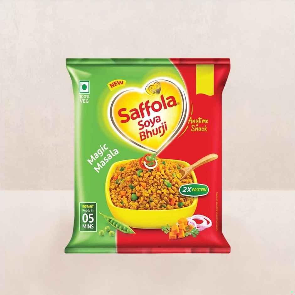 Saffola Soya Bhurji Magic Masala | Anytime Snack