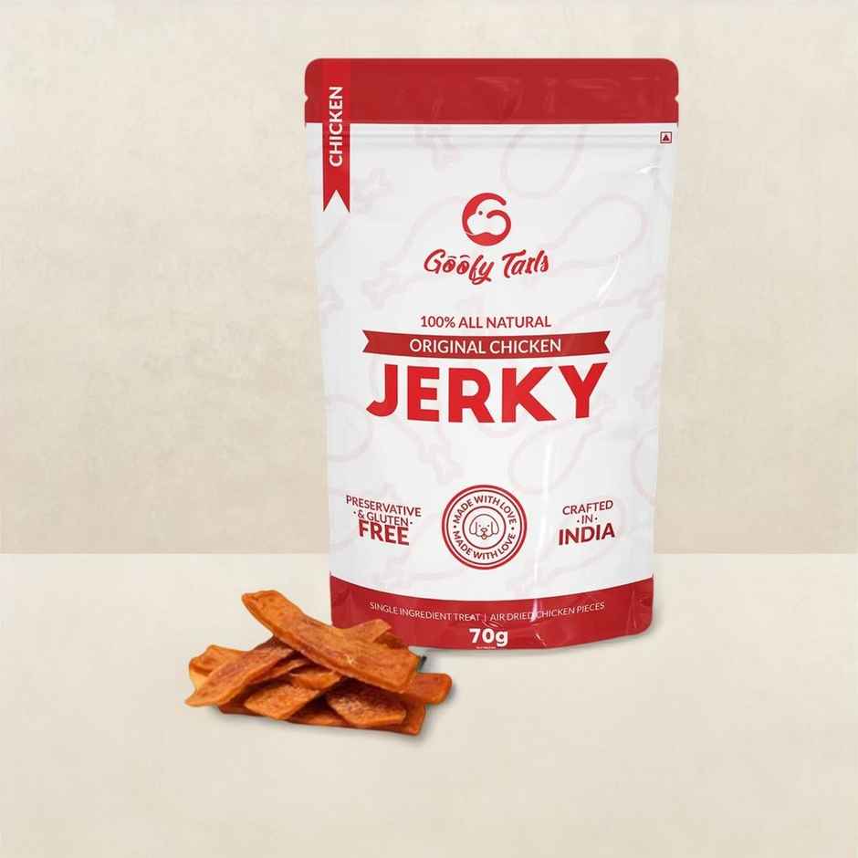 Goofy Tails Original Chicken Jerky Dog Treats, Preservatives Free