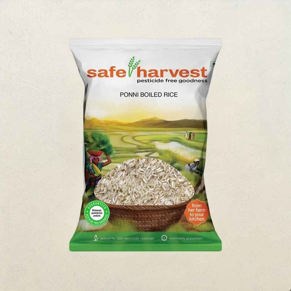 Safe Harvest Pesticide-Free Ponni Boiled Rice
