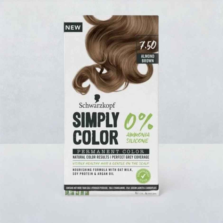 Schwarzkopf Simply Color Permanent Hair Colour 7-50 Almond Brown