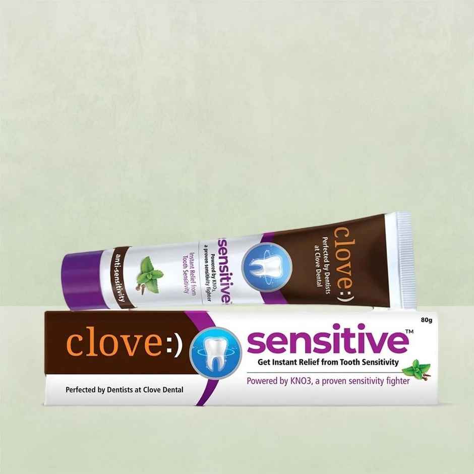 Clove Sensitive Toothpaste with Anti-Sensitivity & Fluoride Formulation