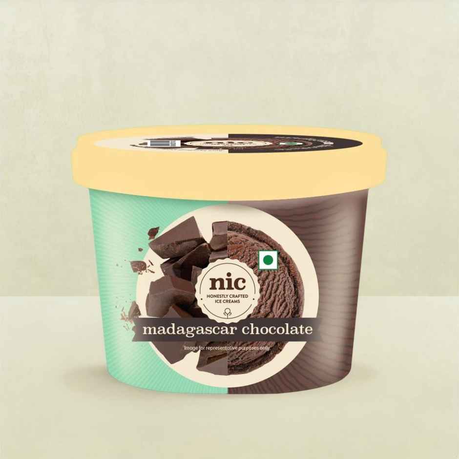 NIC Madagascar Ice Cream Cup | Preservative Free | No Artificial Flavors