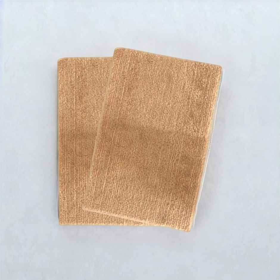 Beige Anti Slip Water Absorbent Bath Mat (58cm x 38cm)