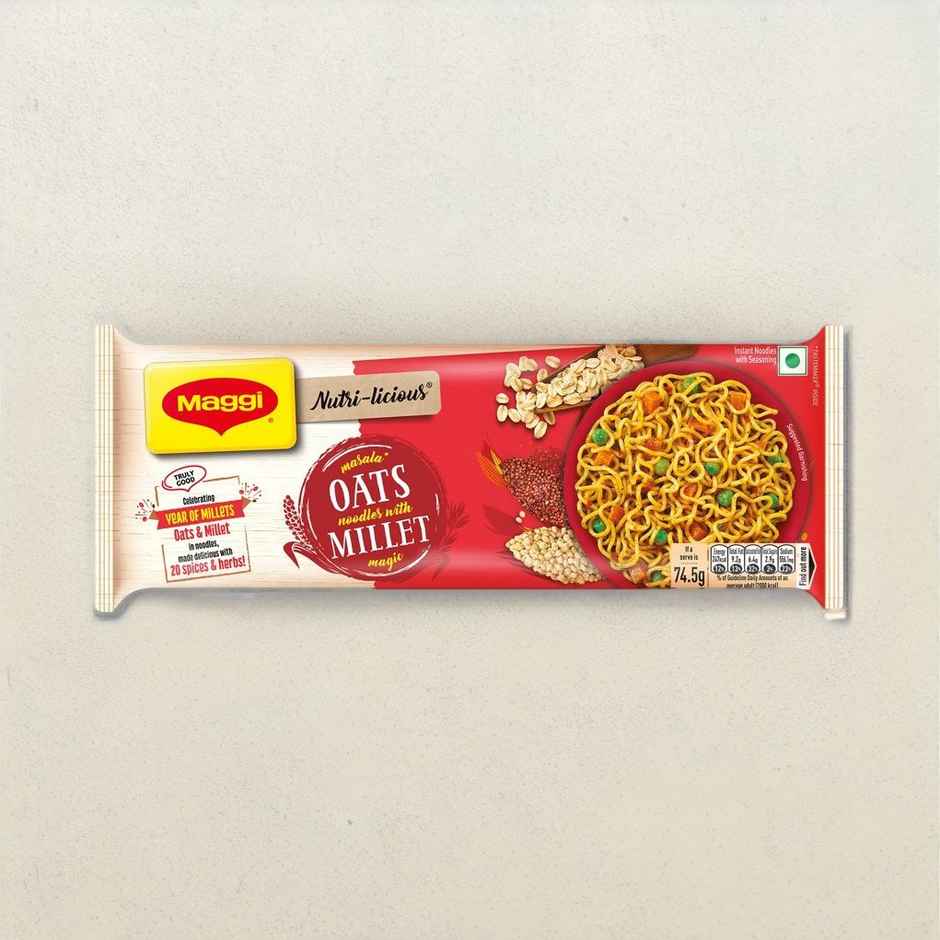 Maggi Nutri-licious Masala Oats Noodles with Millet Magic