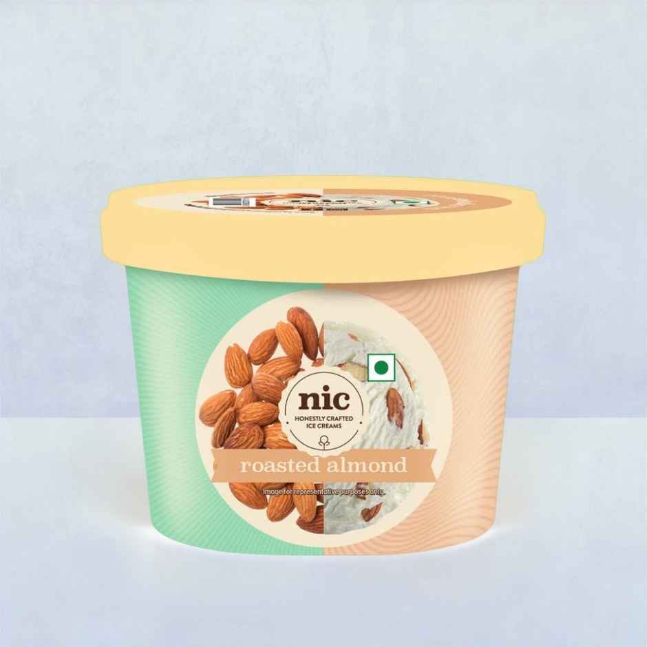 NIC Roasted Almond Icecream Cup