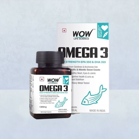 Wow Life Science Omega-3 Capsules