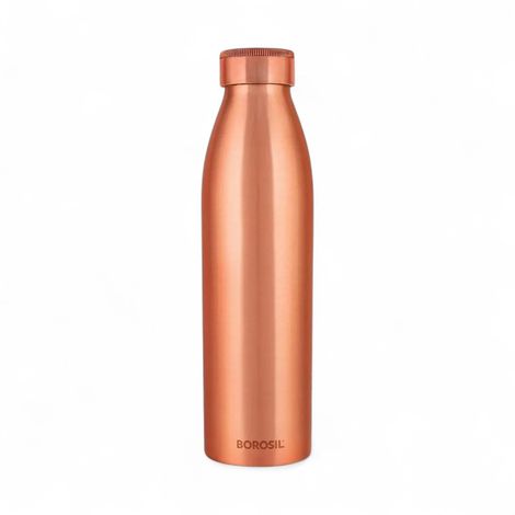 Borosil Copper Pro Water Bottle 100% Copper Leak-Proof For Everyday Use | Copper - 950 ml