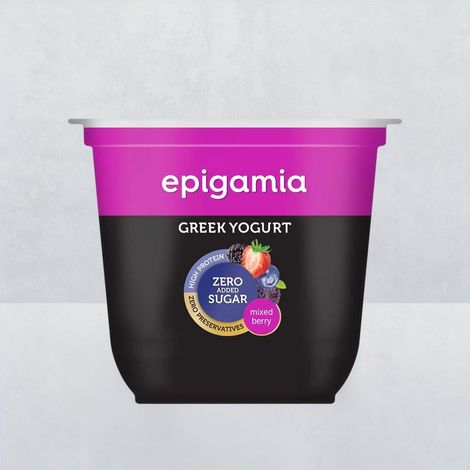 Epigamia No Added Sugar Mixed Berry Yogurt - 85gm Combo