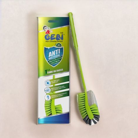 Gebi Sparkle Plus Antibacterial Mega Dual Action Toilet Brush