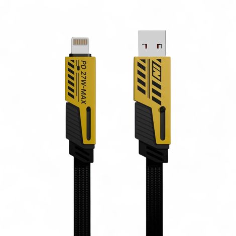 Ailkin 4 in 1 Multipurpose Cable |1M| Yellow & Black