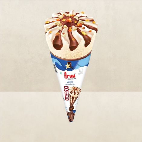 Arun Vanilla Icone Ice Cream Cone Combo