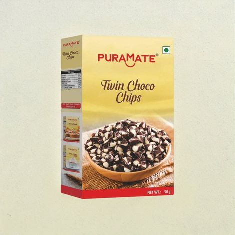Puramate Twin Compound Chips - Smooth, Crunchy, Creamy Used As Toppings