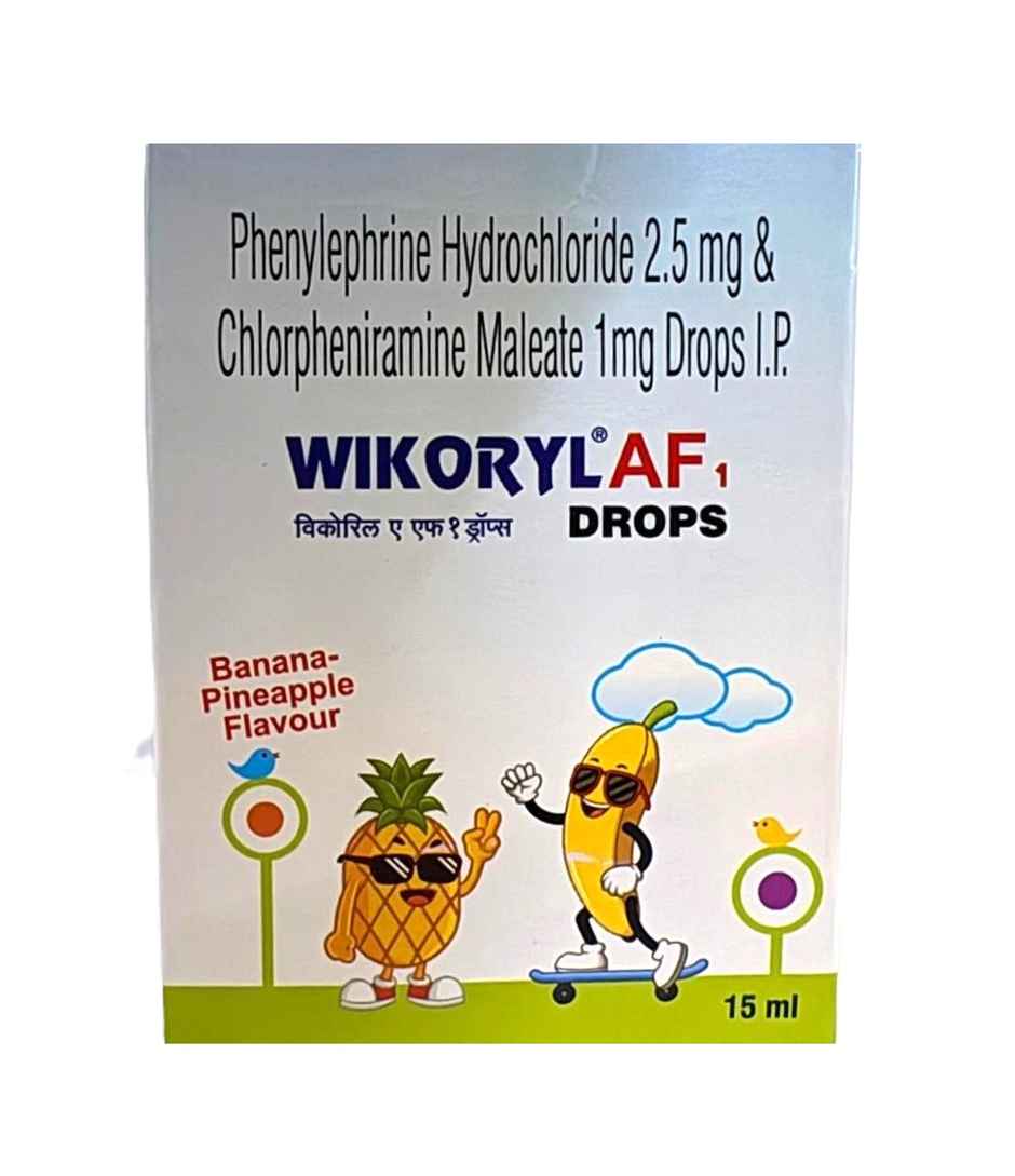 Wikoryl AF 1 Banana Pineapple Flavour Oral Drop