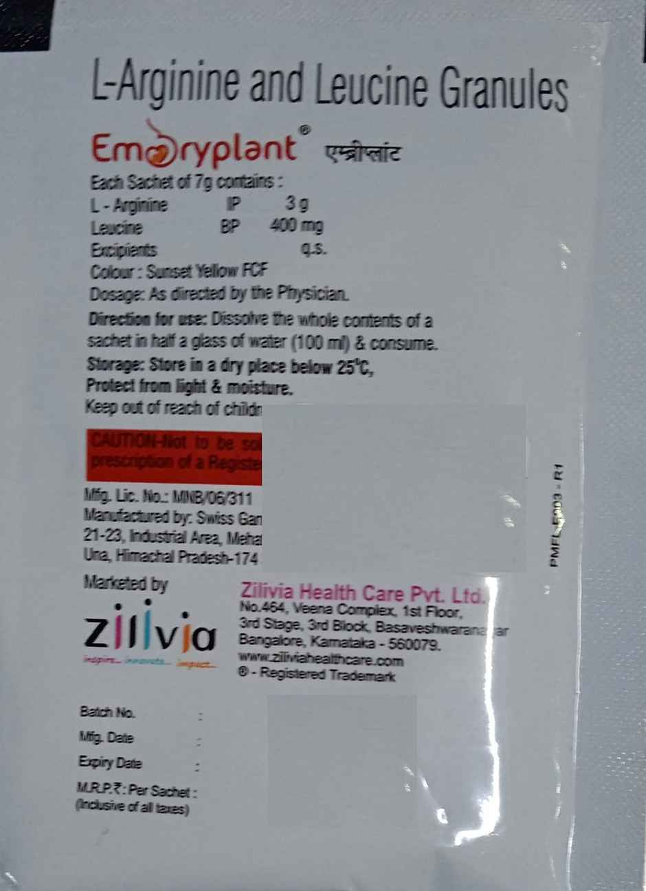 Embryplant Orange Flavour Granules