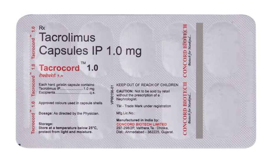 Tacrocord 1mg Capsule