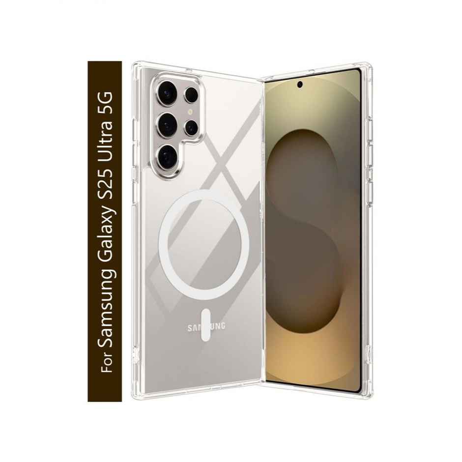 Kwine Case Samsung Galaxy S25 Ultra 5G Back Cover - Magsafe Case - Transparent