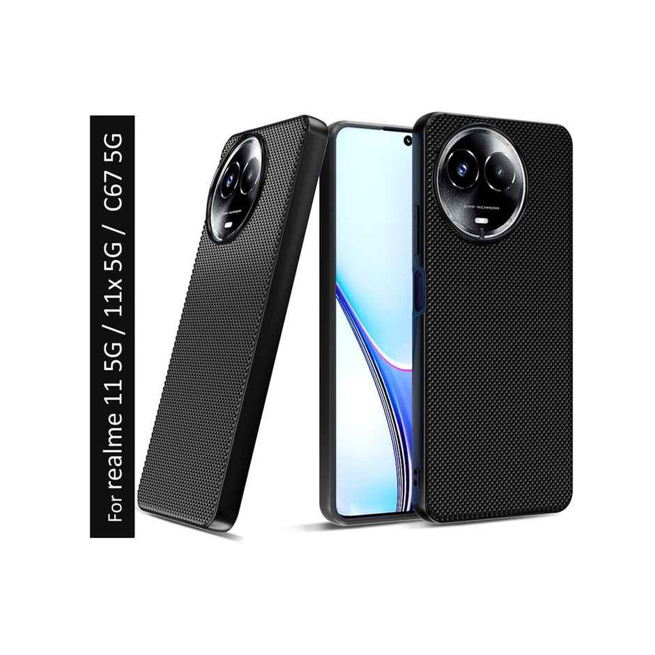 Kwine Case Realme 11 5G / 11X 5G / Realme C67 5G Back Cover - Textured Case