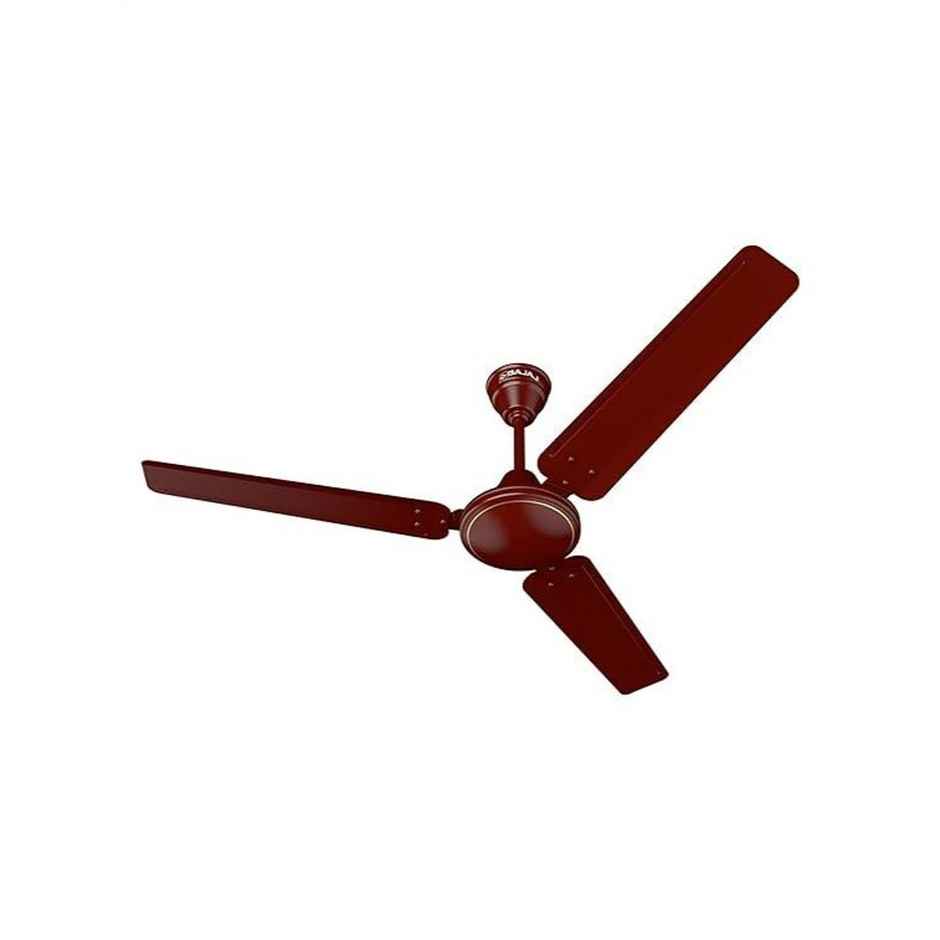Bajaj Frore Turbo Ceiling Fans, 52 watts, 1200mm/48 Inches, Energy Efficient Ceiling Fan | Rust Free Coating For Long Life - Brown