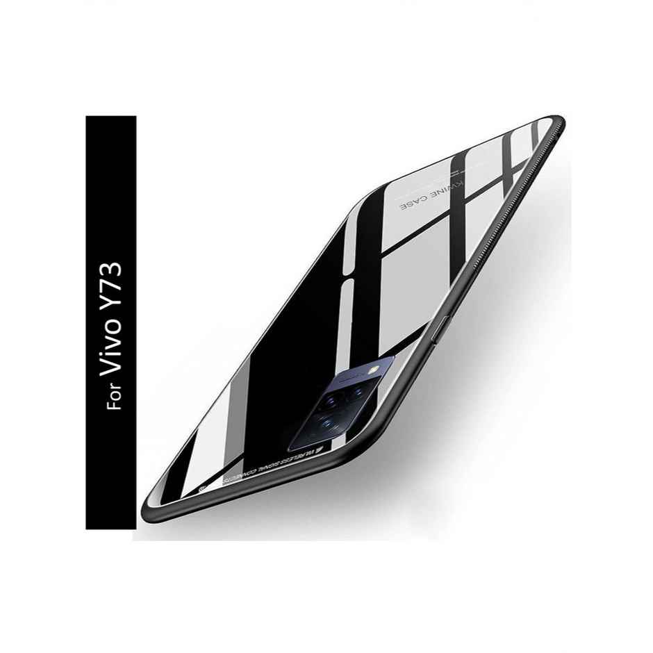 Kwine Case Vivo Y73 Back Cover - Glass Case