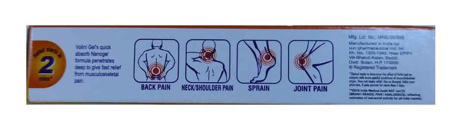 Volini Pain Relief Gel