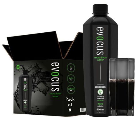 Evocus Natural Black Alkaline Water