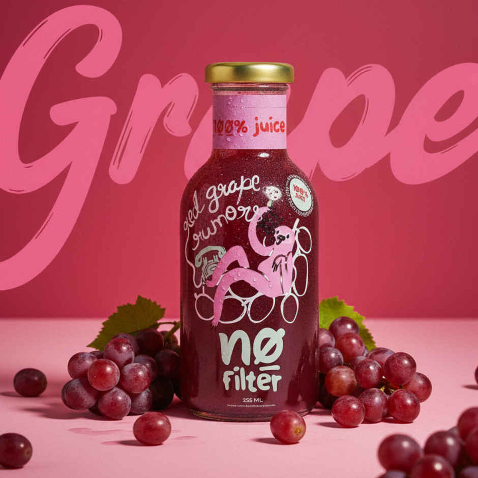 No filter Real Red Grape Juice