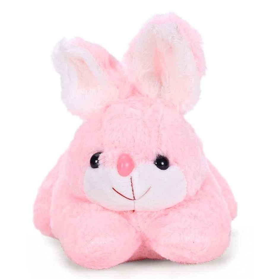 DearJoy Rabbit Plush Soft Toy - Pink, 26cm