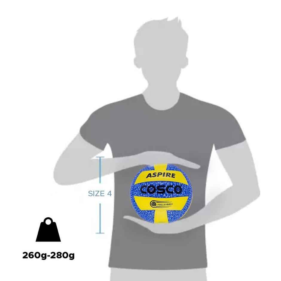 Cosco Volley Ball Aspire, Pu Leather Pasted|Made In India
