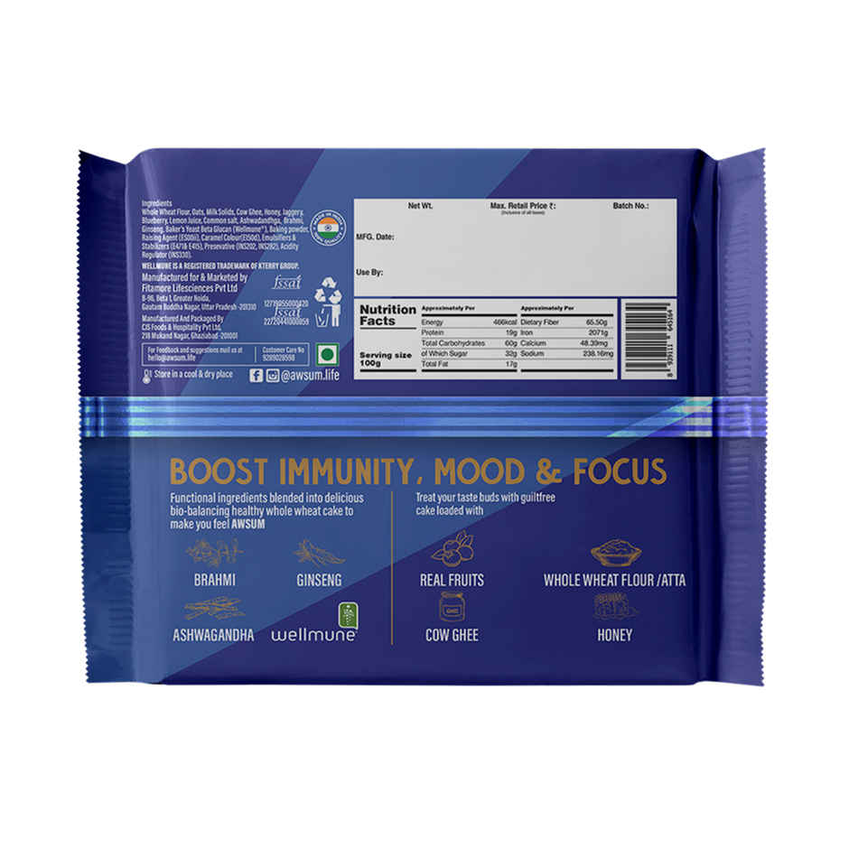 Awsum Better Bakes Lemon Blueberry Cake | Bakery Delight