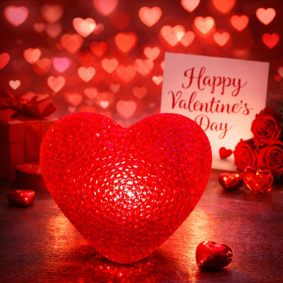 Desidiya Heart LED Table Lamp | Elegant Lighting For Bedrooms And Romantic Decor