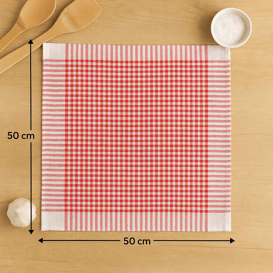 HD Creations Check Duster | Pack Of 4