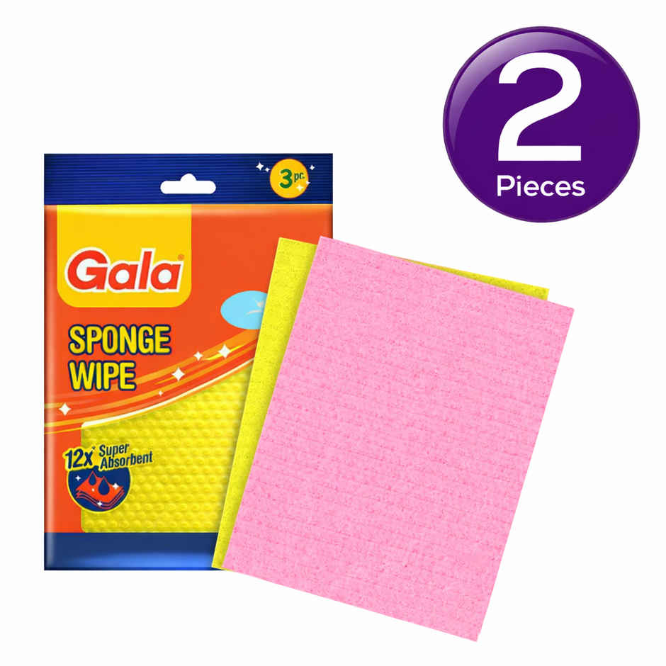 Gala Sponge Wipe 3 pcs Set Combo