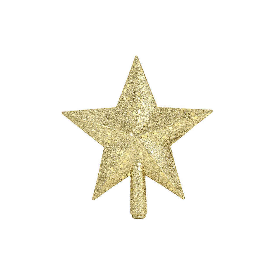 Christmas Tree Top Decorative Star | Golden | Picfest