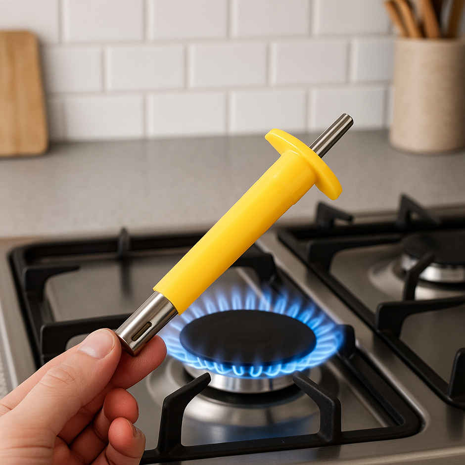 Habitat Premium ABS Body Easygrip Gas Stove Lighter | Colour May Vary