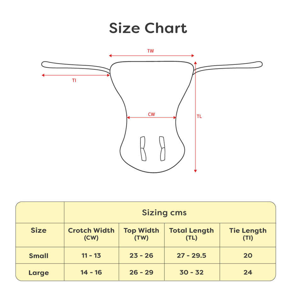 SuperBottoms Langot Trial Kit with 5 Best Selling Langot for New Born | 0 - 6 Months | 5kg - 10kg
