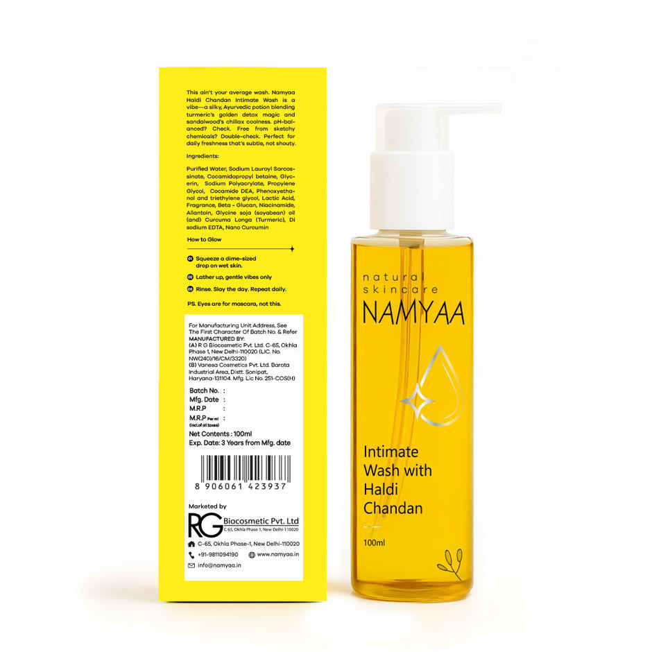 Namyaa Haldi Chandan Intimate Hygiene Wash