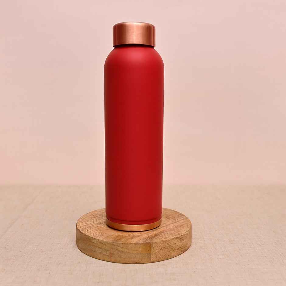 OGGN Matt Colour Copper Bottle | Red | 950 ml
