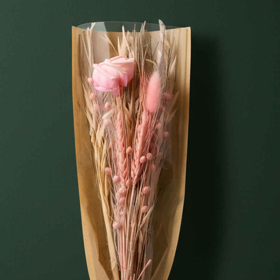 Pastel Promise Natural Dried Artificial Flower Bouquet | Eternal Blooms