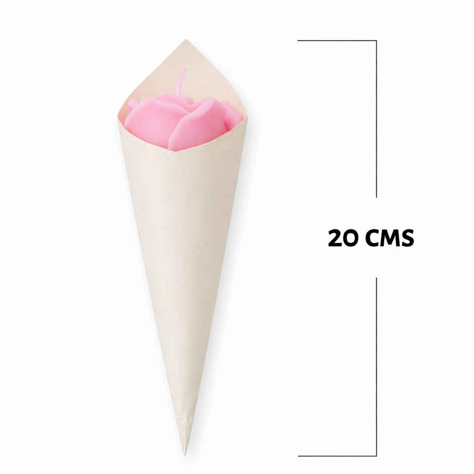 Rose Bouquet Candle | Unique Valentine Gift | Rose Day Edition | Oye Happy