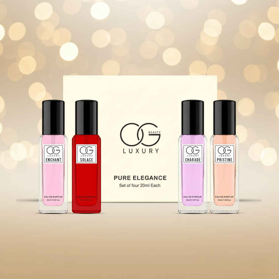 Og Beauty Luxury Pure Elegance Eau De Parfum | Pack of 4 for Women