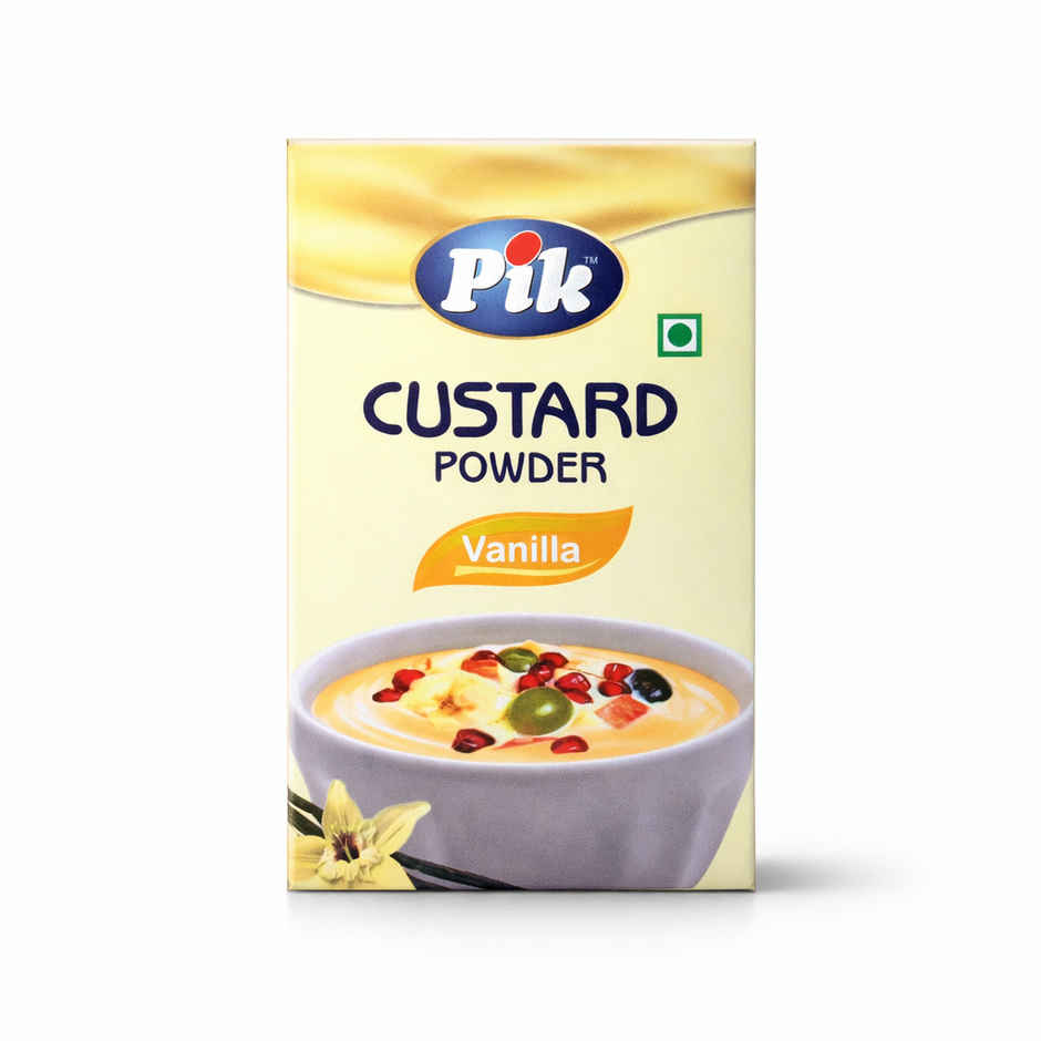 Pik Custard Powder, Vanilla | Smooth & Creamy Dessert Mix
