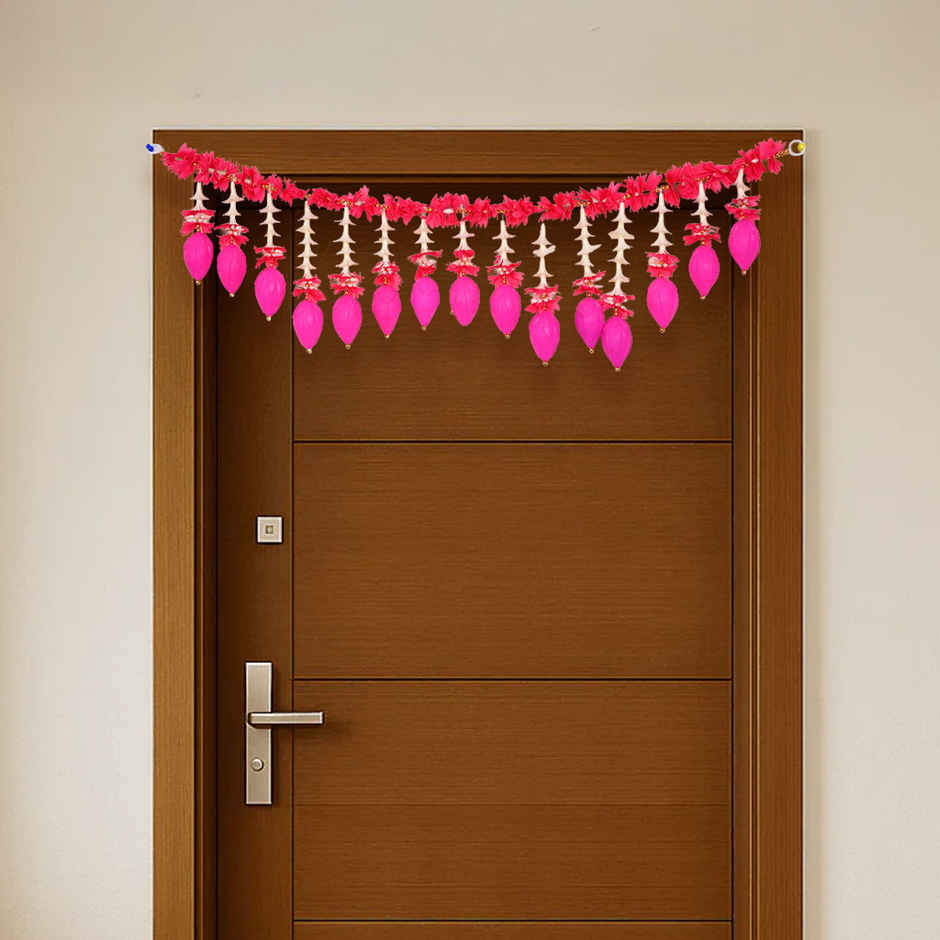 Artificial Lotus Bud Toran | Handcrafted Paper | Festival Decoration | 1 pcs | Se7en