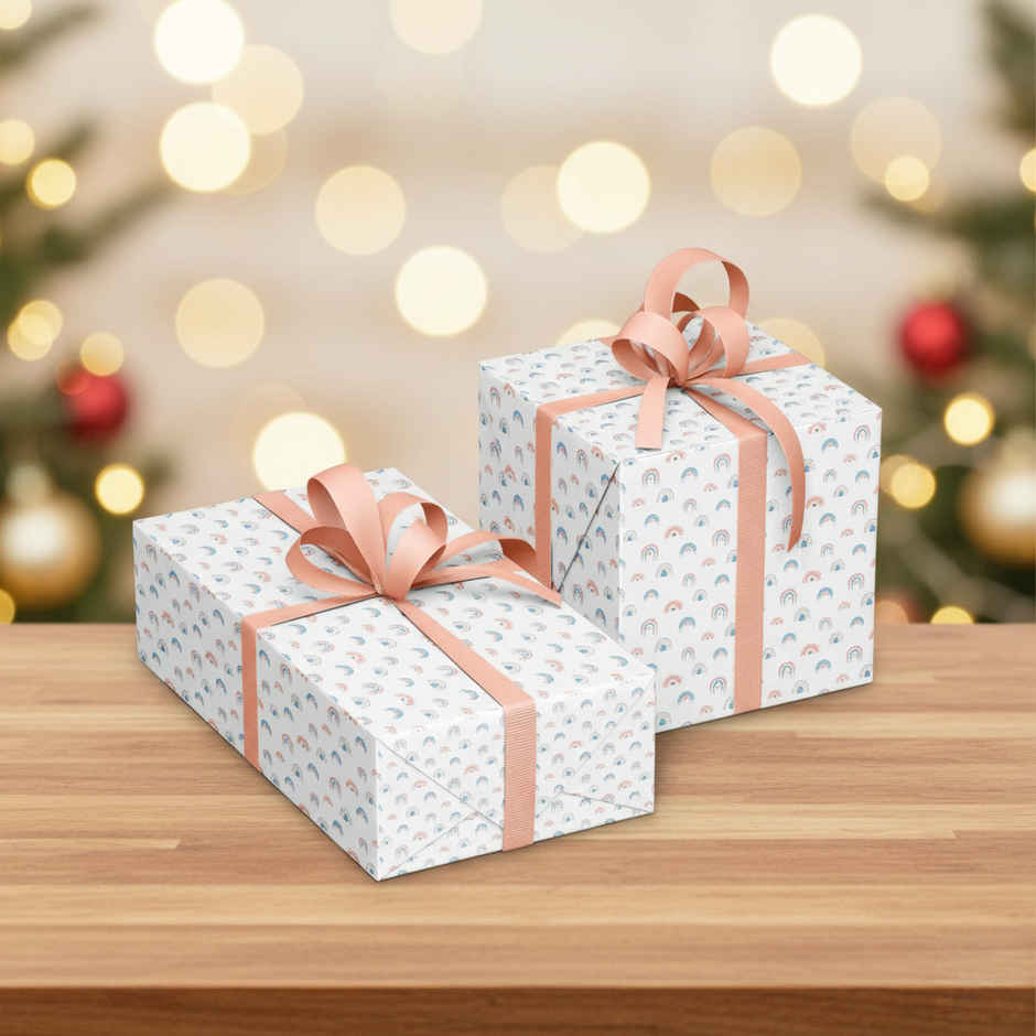 Rainbow Whimsy Wrapping Paper | Decorative Use | Bright Storey