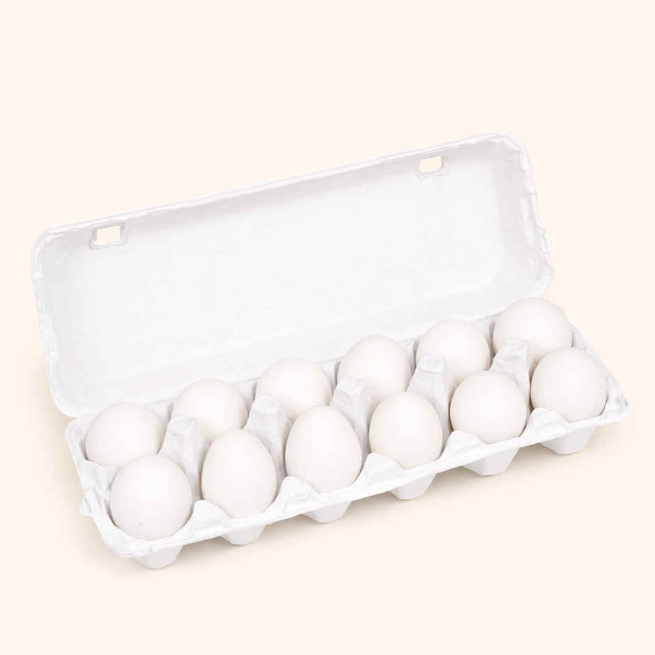 Fresh White Eggs