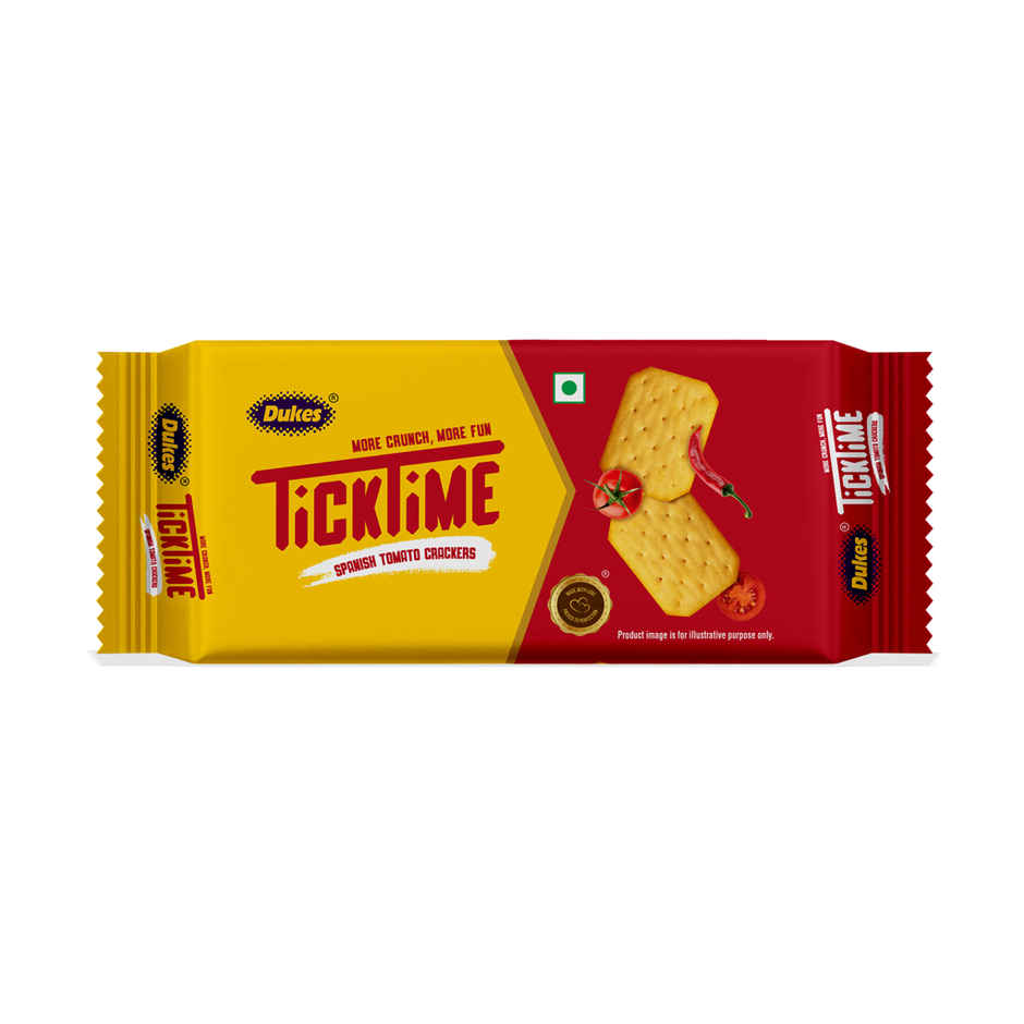 Dukes Ticktime Spanish Tomato Chips Flavoured Cracker Biscuits | Chips of Biscuits