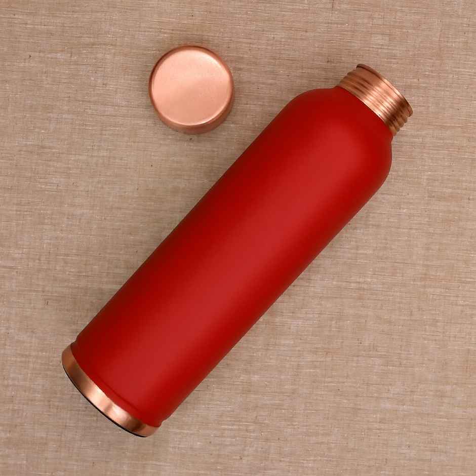 OGGN Matt Colour Copper Bottle | Red | 950 ml