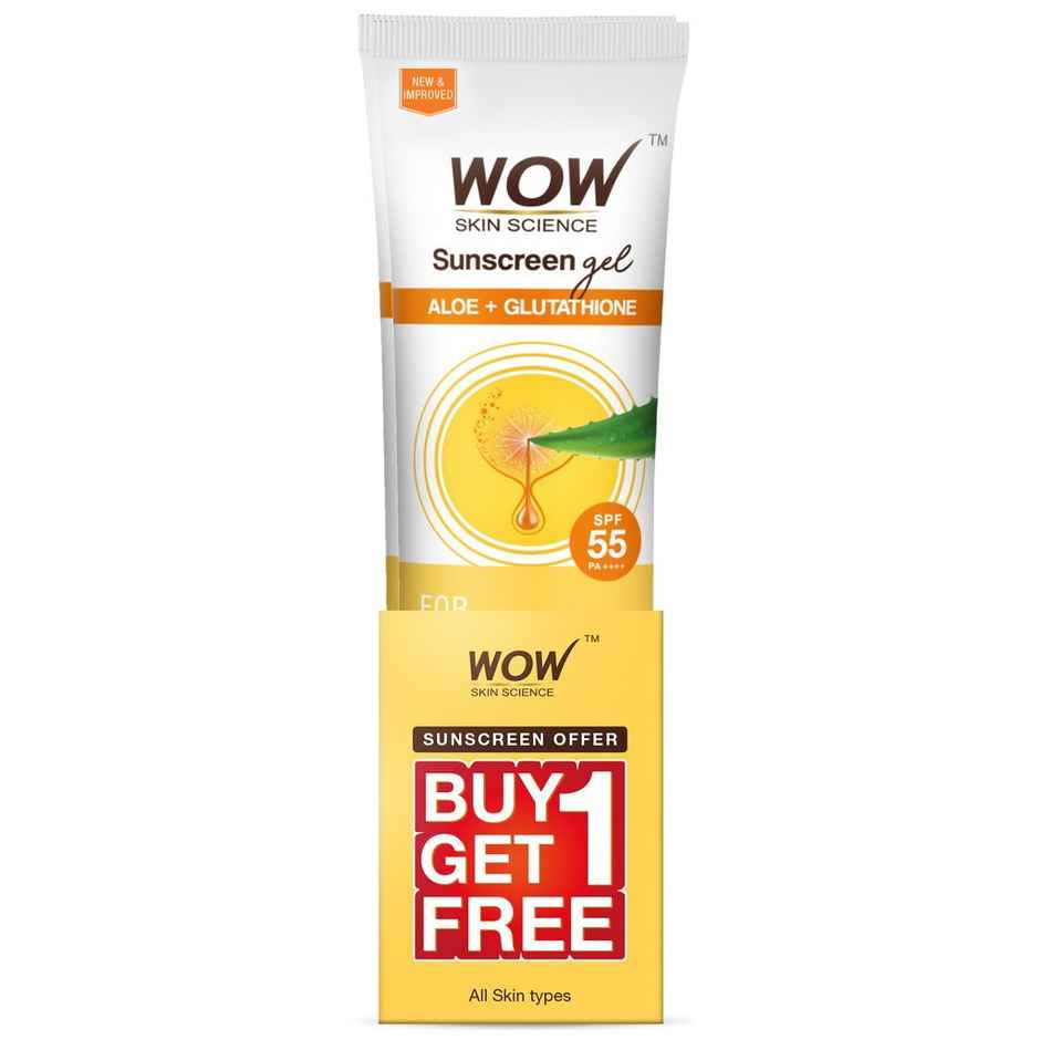 Wow Skin Science Sunscreen Creme SPF 55 PA++ - Tube